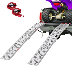 Clevr 7.5' Folding Arched Aluminum Loading Truck Ramps