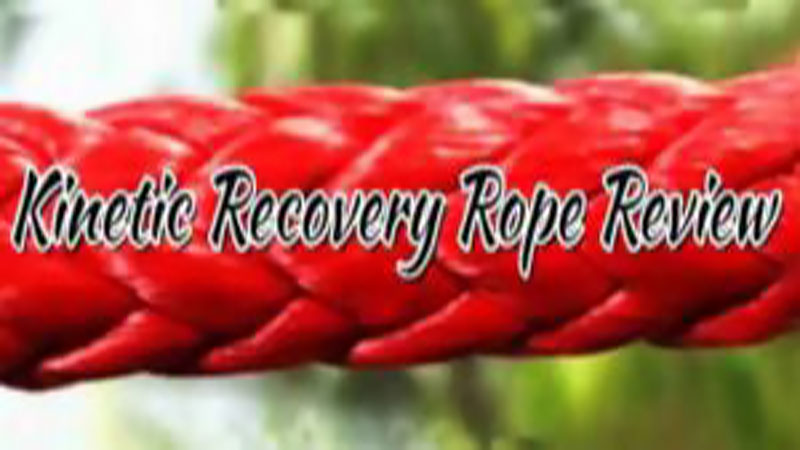 Red Kinetic Recovery Rope