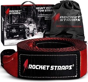 Rocket Straps Tow Strap - Premium Heavy Duty
