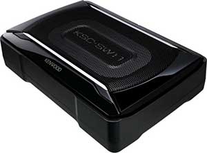 Kenwood KSC-SW11 Compact Powered Enclosed Subwoofer for CAR