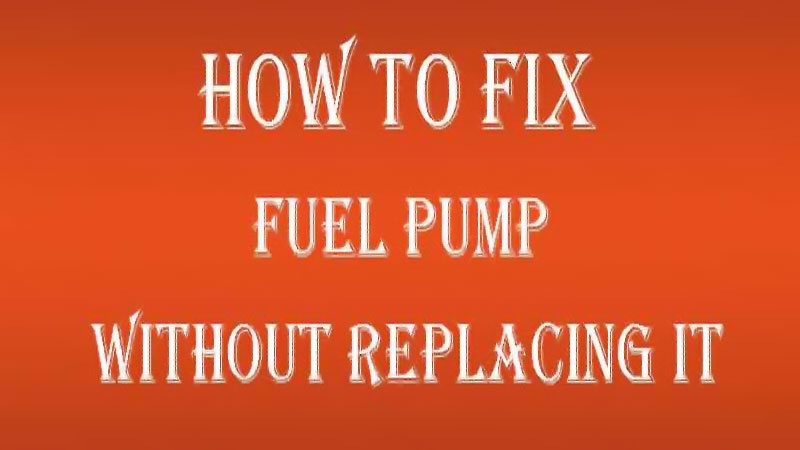 fix fuel pump