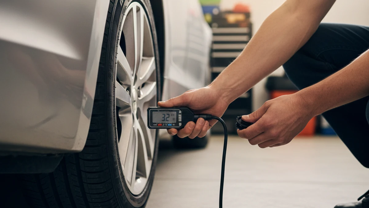 Guide to Tyre Pressure Check at Home: Safety, Efficiency, and Longevity
