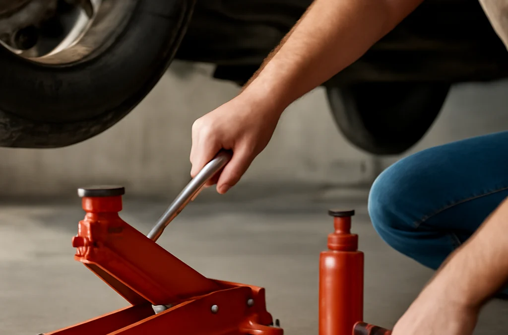 floor jack bottle jack diy