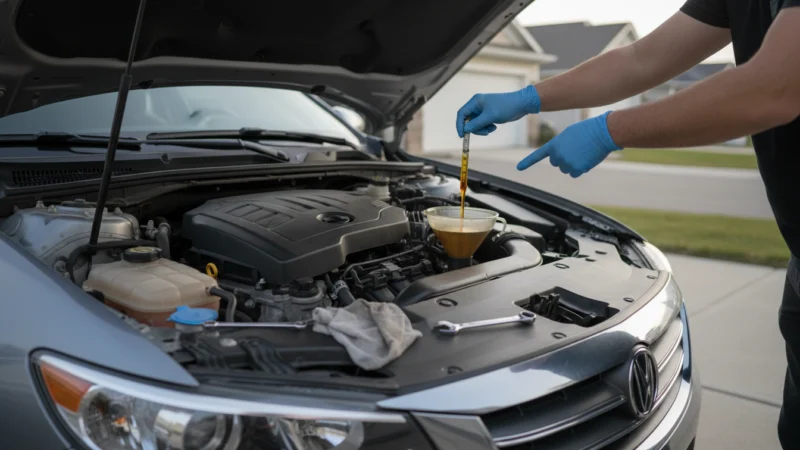 Regular Engine Oil Checks Are Essential Vehicle Longevity – check engine oil level diy