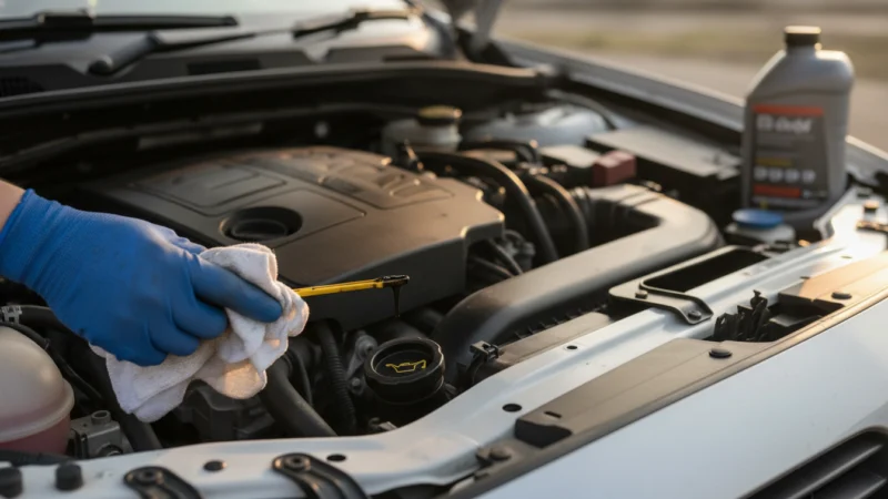 Check Engine Oil Level DIY