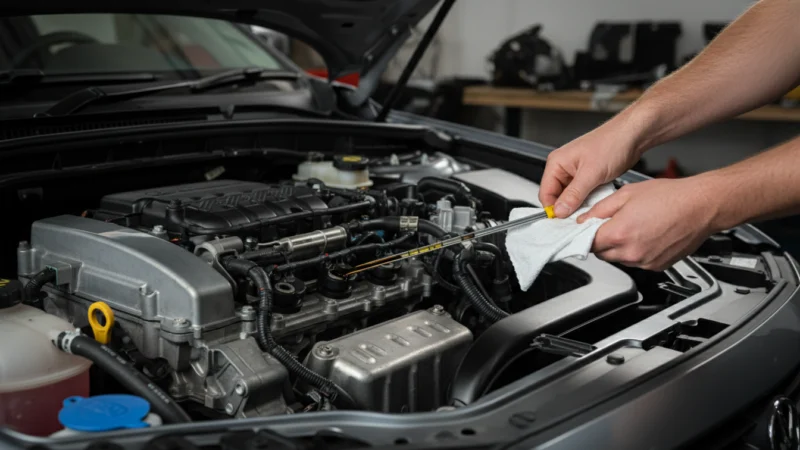 Checking Engine Oil is Crucial – read oil dipstick correctly