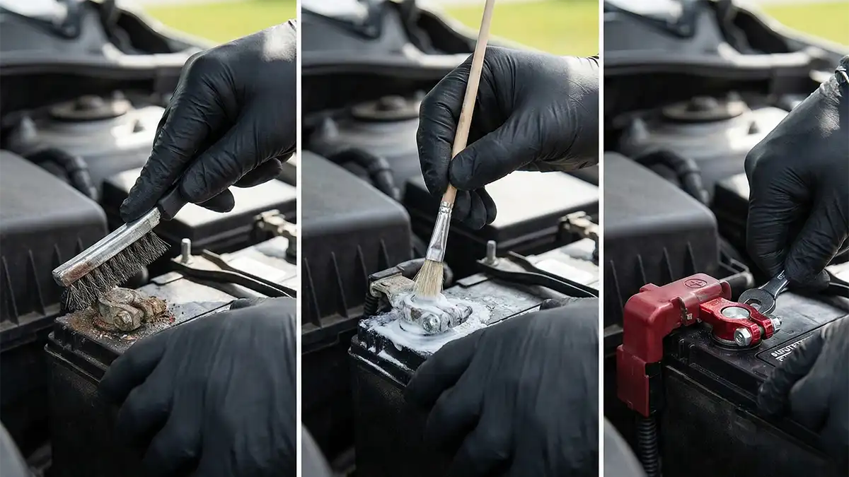 How to Clean Battery Terminals Car