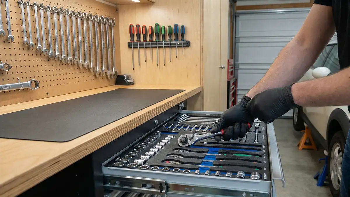 How to Organize Small Garage for DIY Car Work