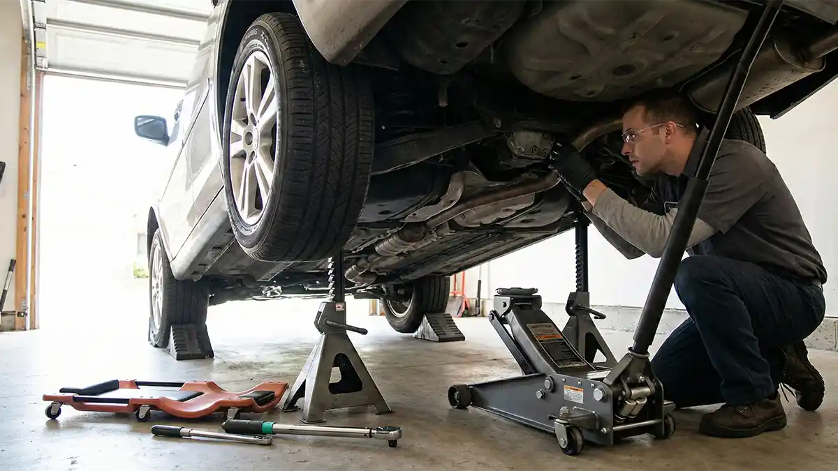 Can You Work Under Car With Only Jack