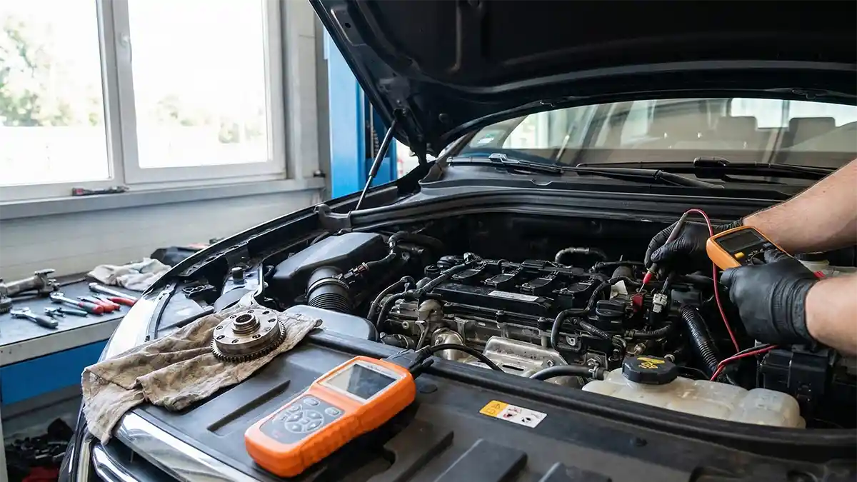 P0010 intake valve control solenoid circuit bank 1