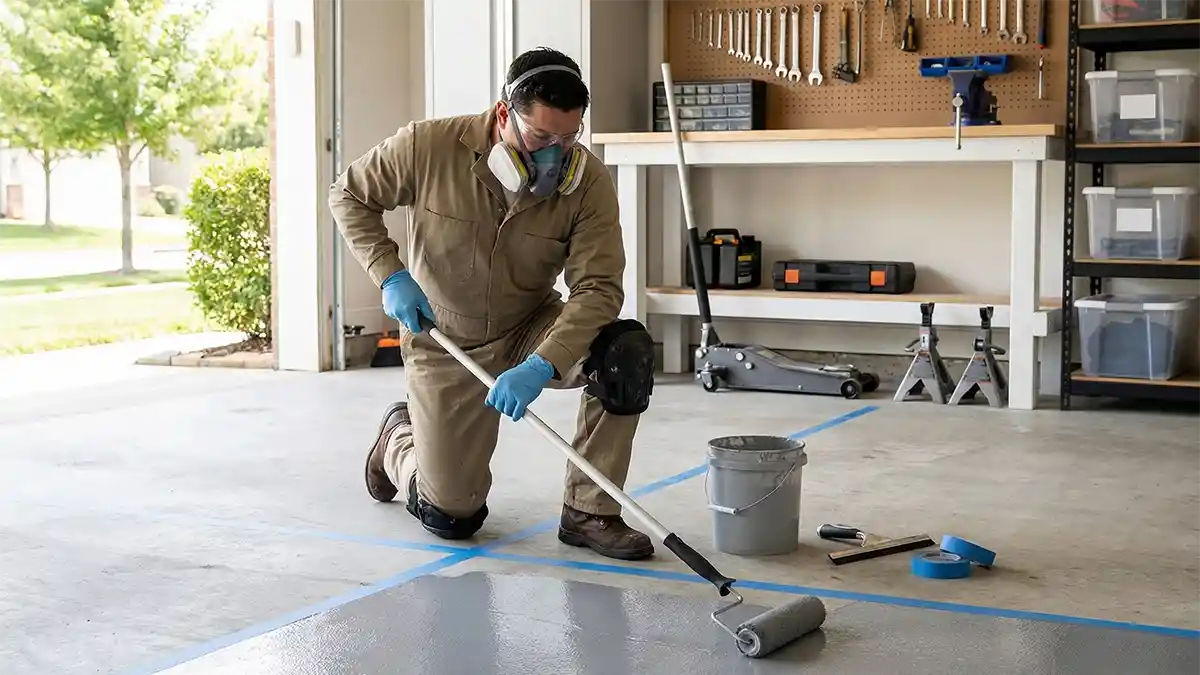 garage floor safety tips for car diy