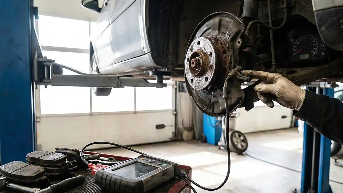 what would cause the abs and traction control light to come on