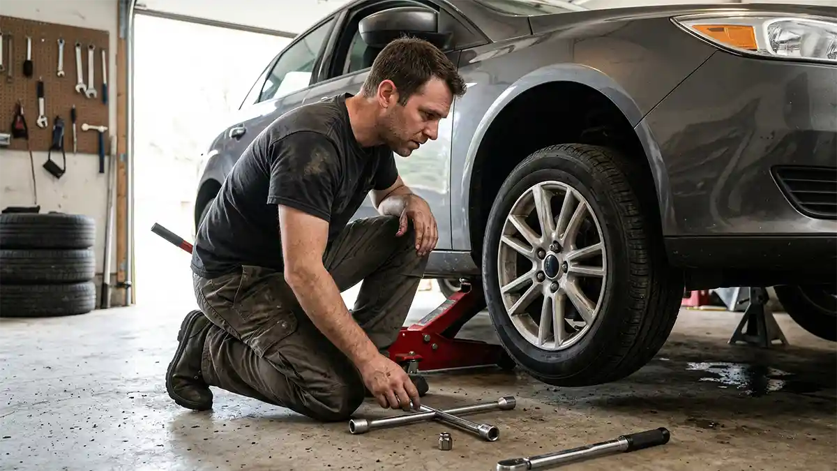 forgetting to torque wheel lug nuts diy