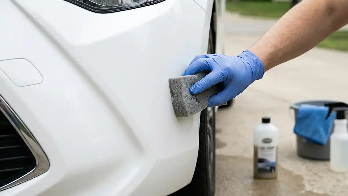 how to remove bugs from front bumper diy
