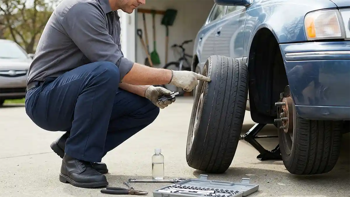 uneven tire wear causes diy