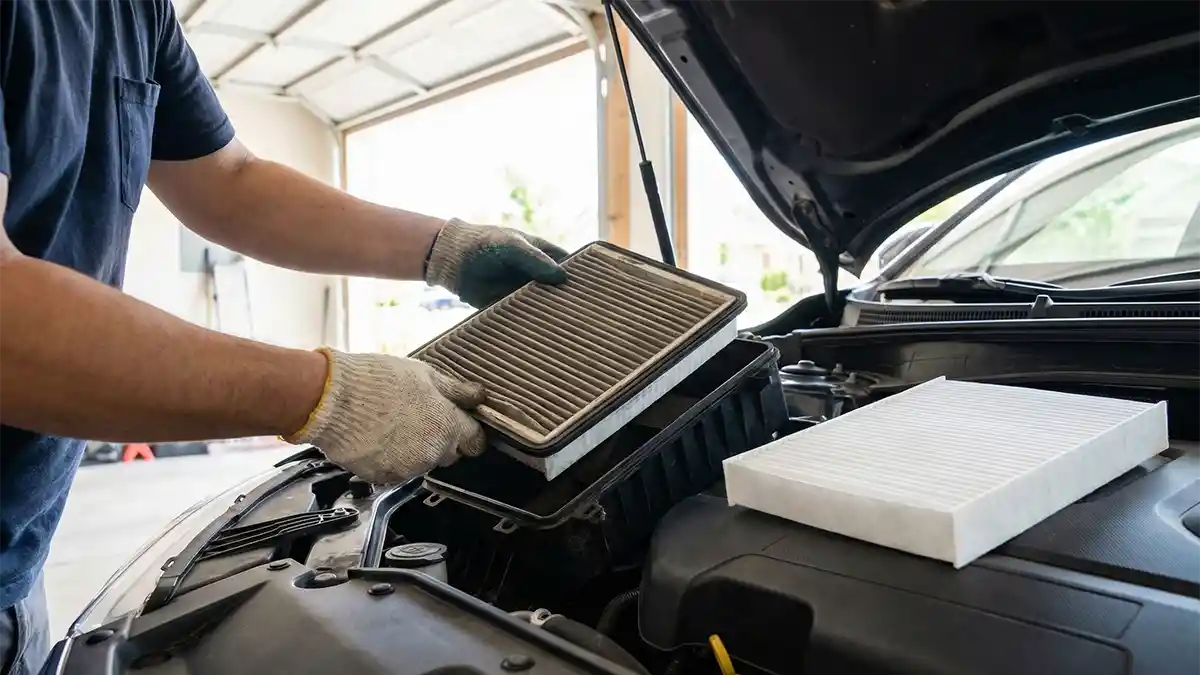 when to change engine air filter