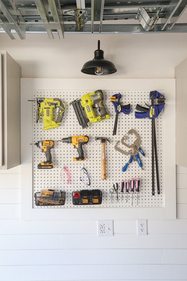 How to Build a Garage Tool Pegboard Wall for Ultimate Organization