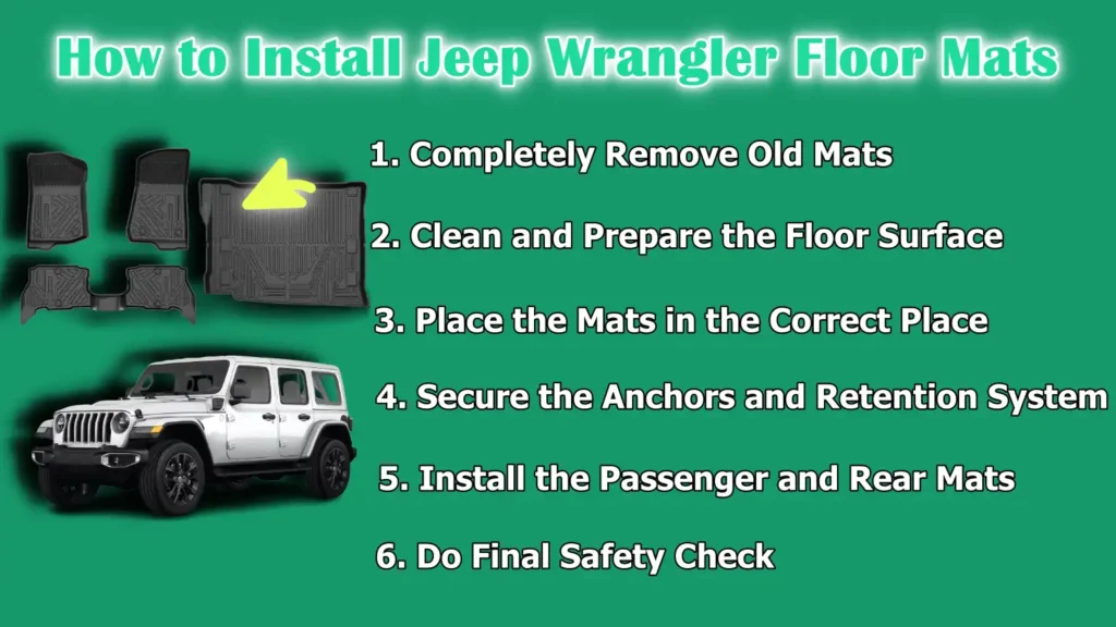 How to Install Car Floor Mats Correctly for a Perfect Fit