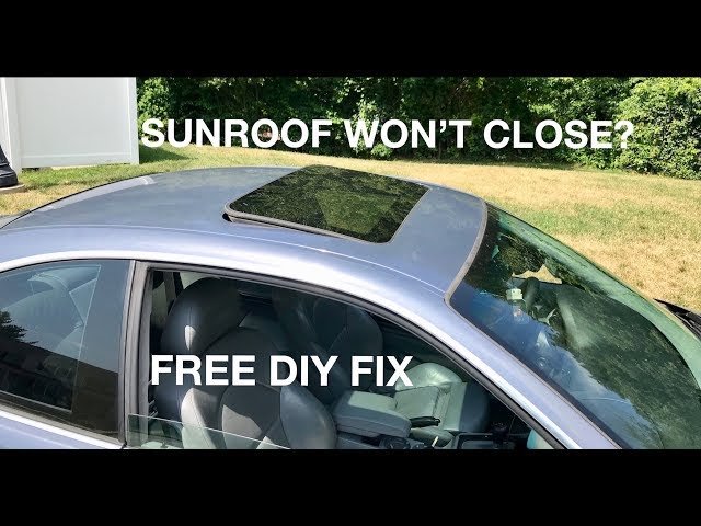 How to Fix Car Sunroof That Won't Close: Quick DIY Solutions