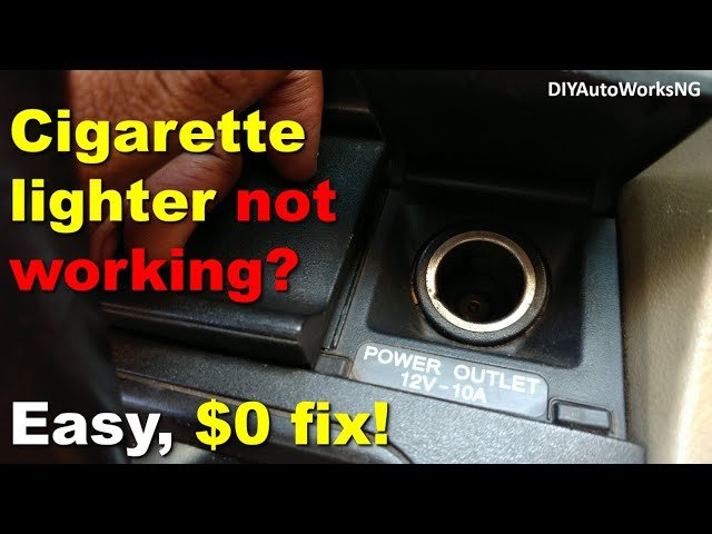How to Fix Car Cigarette Lighter Not Working: Easy Solutions