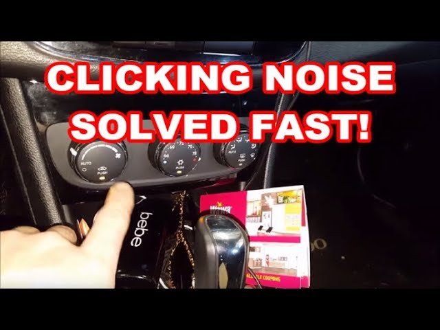How to Fix Car AC Making Clicking Noise: Easy DIY Solutions